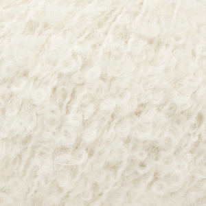 Drops Alpaca Bouclé Yarn Unicolor 0100 Off White