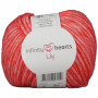 Infinity Hearts Lily Yarn 30 Coral Red