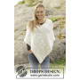 Snow Beads by DROPS Design - Knitted Poncho with different Patterns size S -XXXL