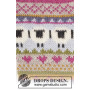 Sleepy Sheep by DROPS Design - Knitted Socks with Multi-coloured Pattern size 35 - 46