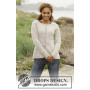 Irish Plaits Cardigan by DROPS Design - Knitted Jacket with Cables Pattern size S - XXXL
