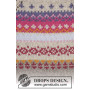 Highland Heather by DROPS Design - Knitted Dress with Multi-coloured Pattern size S - XXXL