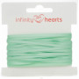 Infinity Hearts Satin Ribbon Double Faced 3mm 530 Mint - 5m