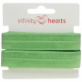 Infinity Hearts Folding Elastic 20mm 549 Light Green - 5m