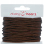 Infinity Hearts Anorak Cord Polyester 3mm 06 Brown - 5m