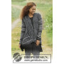 Midnight Roads by DROPS Design - Knitted Jacket with Shawl Collar Pattern size S - XXXL