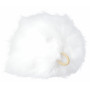 Pom Pom Rabbit Fur White 100 mm