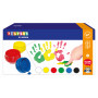 Playbox Finger Paint 6 colors 50ml - 6 pcs