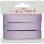 Infinity Hearts Satin Ribbon Double Faced 15mm 430 Purple - 5m