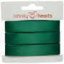 Infinity Hearts Satin Ribbon Double Faced 15mm 563 Dusty Green - 5m