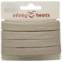 Infinity Hearts Anorak Cord Cotton flat 10mm 200 Nature - 5m