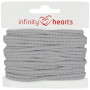 Infinity Hearts Anorak Cord Cotton round 3mm 920 Light Gray - 5m