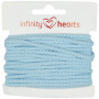 Infinity Hearts Anorak Cord Cotton round 3mm 600 Light Blue - 5m