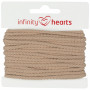 Infinity Hearts Anorak Cord Cotton round 3mm 820 Beige - 5m