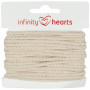 Infinity Hearts Anorak Cord Cotton round 3mm 200 Nature - 5m
