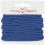 Infinity Hearts Anorak Cord Cotton round 3mm 650 Blue - 5m