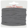Infinity Hearts Anorak Cord Cotton round 3mm 950 Dark Gray - 5m