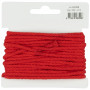 Infinity Hearts Anorak Cord Cotton round 3mm 550 Red - 5m