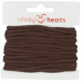 Infinity Hearts Anorak Cord Cotton round 3mm 880 Dark Brown - 5m