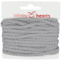 Infinity Hearts Anorak Cord Cotton round 5mm 920 Light Gray - 5m