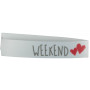 Tag/Label Weekend White - 1 pc