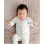 My Sweetie by DROPS Design - Crochet Baby Onesie for Christening Pattern Size 1/3 months - 2 years