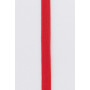 Paspoil Strap on Meter measure Polyester/Cotton 003 Red 8mm - 50cm