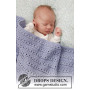 Sleepyhead by DROPS Design - Crochet Baby Blanket Pattern 66-80 cm