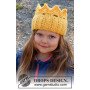 Queen Sofie by DROPS Design - Crochet Crown Pattern size 2 - 7/8 years