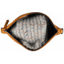 Unwind Knitting Bag Light Brown PU-Leather Dia. 25cm 28cm