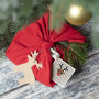 Infinity Hearts Gift Tags Reindeer Carton Brown 9x7cm - 10 pcs