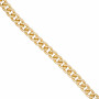 Infinity Hearts Chain by the metre Aluminum Light Gold 13x11mm - 50cm