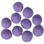 Felt Balls 10mm Light purple V3 - 10 pcs.