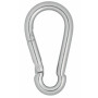 Infinity Hearts Carabiner Stainless Steel Silver 100x50mm - 3 pcs
