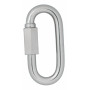 Infinity Hearts Carabiner with Screw Lock Stainless Steel Silver 60x27,5mm - 3 pcs