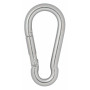 Infinity Hearts Carabiner Stainless Steel Silver 90mm - 3 pcs