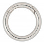 Infinity Hearts O-ring/Endless ring with Opening Brass Silver Dia. 38mm - 5 pcs
