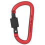 Infinity Hearts Carabiner with Lock Brass Red 80mm - 5 pcs