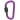 Infinity Hearts Carabiner with Lock Brass Purple 80mm - 5 pcs