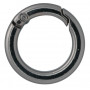 Infinity Hearts O-ring/Endless ring with Opening Brass Gunmetal Dia. 23,5mm - 5 pcs