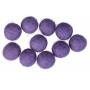 Felt Balls 10mm Dark purple V1 - 10 pcs.