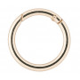 Infinity Hearts O-ring/Endless ring with Opening Brass Light Gold Dia. 37,6mm - 5 pcs