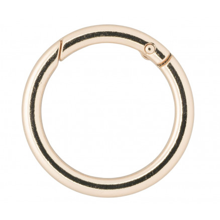 Infinity Hearts O-ring/Endless ring with Opening Brass Silver Dia. 38mm - 5  pcs - Ritohobby.co.uk