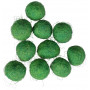 Felt Balls 10mm Dark Green GN10 - 10 pcs.