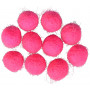 Felt Balls 10mm Pink P3 - 10 pcs.