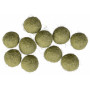 Felt Balls Wool 10mm Dust Green GN9 - 10 pcs