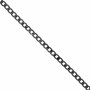 Infinity Hearts Chain by the metre Aluminum Gunmetal 12x8mm - 50cm