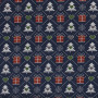 Christmas French Terry Fabric 150cm 08 Christmastrees - 50 cm