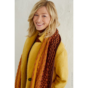 Cool Wool Scarf by Lana Grossa - Scarf knitting pattern size approx. 168 x 28 cm.
