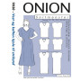 ONION Cut Pattern 9030 Plus Vest & Kaftan Dress for Knitwear